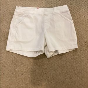 Spanx white shorts. Size large.  NWOT.